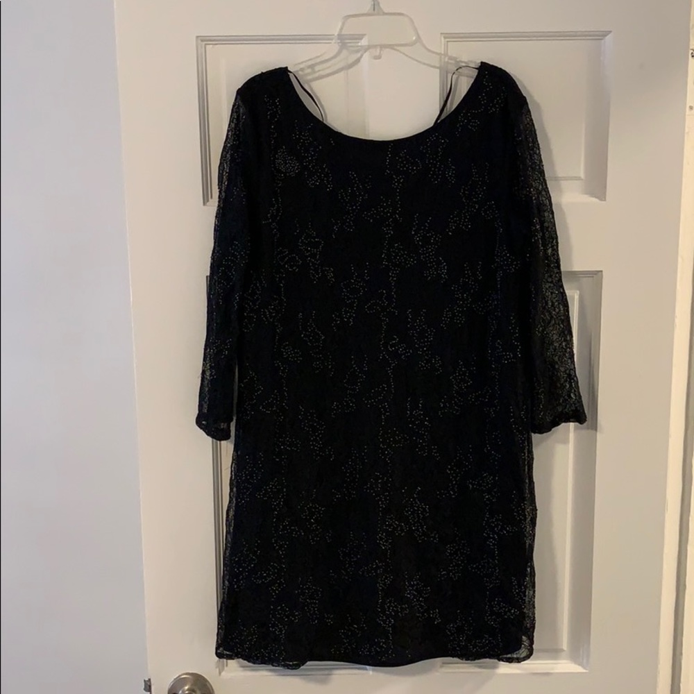 Zara Beaded Lace Dress with tags Size M